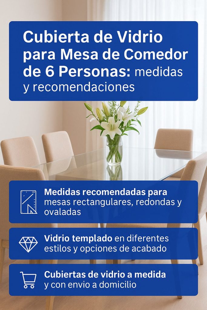 Cubierta para mesa de 6 personas blog